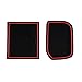 Powerty 2019 RAV4 Cup Holder Liner Non-Slip Gate Slot Mats Latex Door Pad Cup Mat Interior Accessories for 2019 Toyota RAV4 13 Pcs (Red)