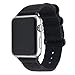 For Apple Watch Band,ViCRiOR 42mm Woven Nylon NATO iWatch Band Replacement Strap with Adapters for Apple Watch 42mm Series 1 and Series 2 ,Black