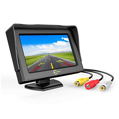 Backup Camera Monitor, 4.3 Inch TFT LCD Color Display Rear View Camera