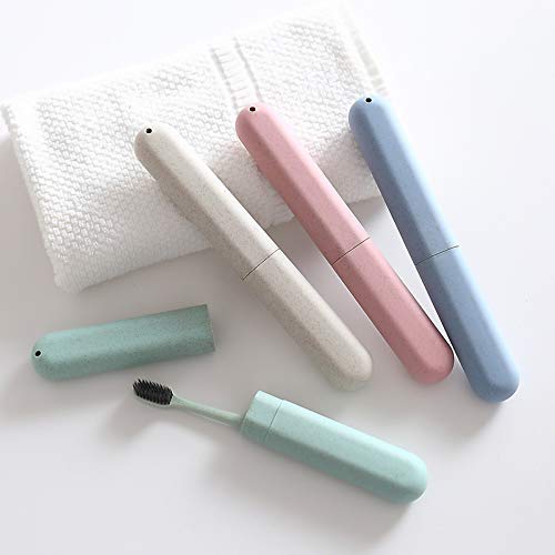 Neworkg 12 Pack Superior Travel Toothbrush Case, Plastic Toothbrush Holders, Portable Breathable Toothbrush Storage Box For Travel, Business, Camping, School(4 Colors) - Thumbnail 5