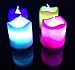 Set of 12 Colour Changing Flickering Flameless LED Candle Light Tea light Mood Light (Battery include) for Wedding Party Club Decor in White LD027