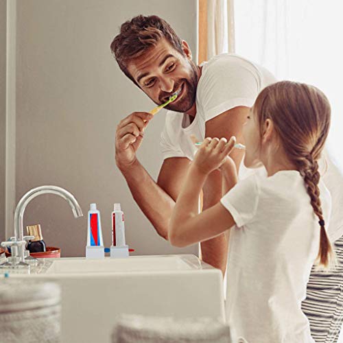 Pstars 3 Pcs Rolling Tube Toothpaste Squeezer Holder Novelty Toothpaste Dispenser Rolling Holder Bathroom Supplies - Thumbnail 3