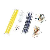 Breadboard Circuit Test U Shaped Solderless Jumper Cables Wires 140Pcs