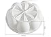 JOHO Mousse Cake Mold 8 Petals Shaped For Halloween Christmas Desserts , DIY Kitchen Baking Tools,Silicone ,Non Stick ,1-Cavity , Set of 1