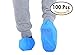 Zoophyter “Dust-proof King” 50 Pairs One Size Fits All Up to XL Blue Disposable Boot & Shoe Covers