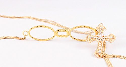 NeckGlasses Ella Gold Cross Low (1.25-1.75) (1.25–1.75)