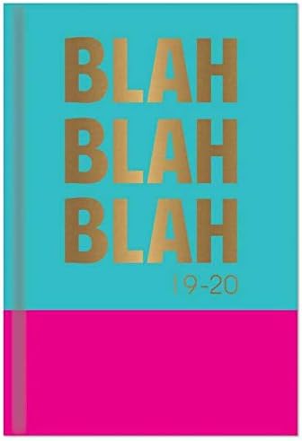 2019-2020 A5 Academic Mid Year Diary Week to View Casebound HB - Blah