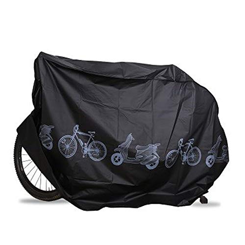 Upgraded Bike Waterproof Cover Outdoor Bicycle Covers, Rain Sun UV Dust Wind Proof for Mountain Road Electric Bike, One Size