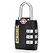 Etronic T6 TSA-Approved Lock TSA Open Alert Indicator Resettable Combination TSA-Accepted Luggage Lock, 1-3/16in (30mm) Wide