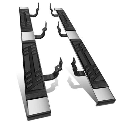 DNA Motoring 6.5 Inches Running Boards Compatible with Nissan Titan Crew Cab 20…