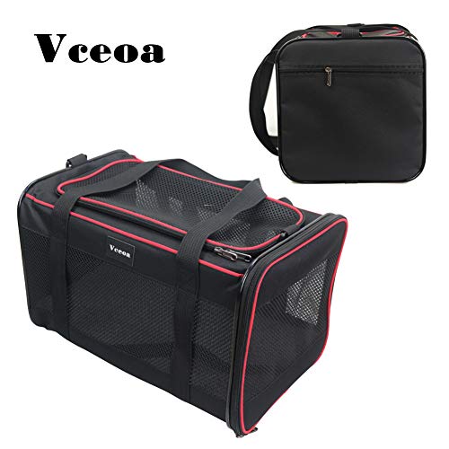 Vceoa Airline Approved SoftSided Pet Travel Carrier for Dogs and Cats