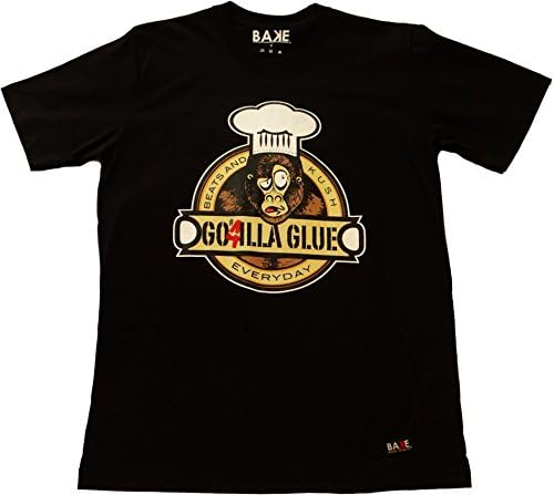 BAKE 100% cotton Gorilla Glue tee shirt black red white gold S-XXXL (Small) (Small)