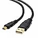 Mediabridge USB 2.0 - Mini-USB to USB Cable (4 Feet) - High-Speed A Male to Mini B with Gold-Plated Connectors