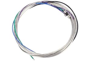 Cello Strings Set Stranded Rope Steel Core Strings, Cello Strings Replacement, A-1st, D-2nd, G-3rd, C-4th, Suitable for 3/4 4