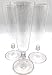 Oojami 140 pc Plastic Classicware Glass Like Champagne Wedding Parties Toasting Flutes Party Cocktail Cups (Silver Glitter)