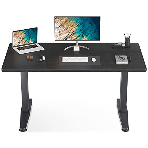 ODK Mobile Height Adjustable Standing Desk, 55" x 24" Pneumatic Airlift