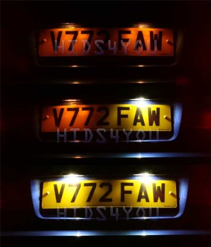 fiesta number plate bulb