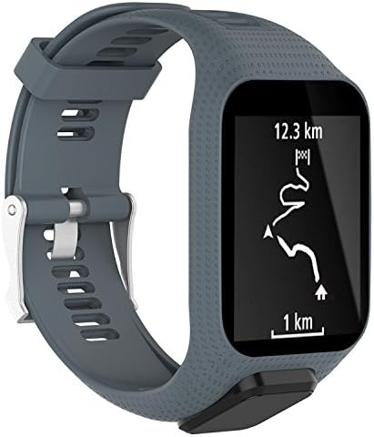 Svovate For Tom Tom Straps Replacement Silicone Watchbands Straps for Tom Tom Adventurer/Tom Tom Golfer 2/Tom Tom Runner 2/Tom Tom Runner 3/Tom Tom spark/Tom Tom spark3
