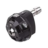 Tools Pro Pressure Washer Spray Nozzle, 6-in-1 Quick Change Over and Adjustable, 1/4in Plug Connect Tips 4000PSI for Pressure Washer.