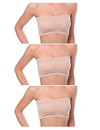 Venbond 1-4Packs Bralette sin costuras para mujer
