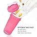 BOTTLED JOY Protein Shaker Bottle, Sports Water Bottle, Shaker Cups for Gym Drinking Bottle Mixer Shake Water Bottles 28oz 800ml (Hot Pink)