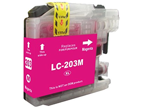 Monoprice 114147 MPI Compatible Brother LC203 Inkjet (High Yield) Ink, Magenta