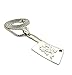 Mens New Hip Hop Trendy Hatchet Man Pendant Charm Box Chain Necklace (Silver)