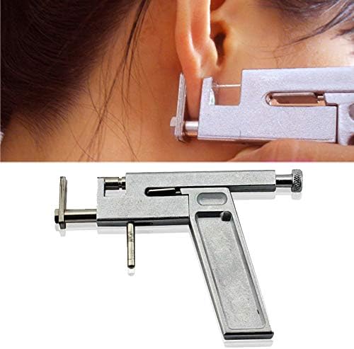 New Professional Steel Ear Nose Navel Body Piercing Gun 98pcs Studs Tool Kit Set