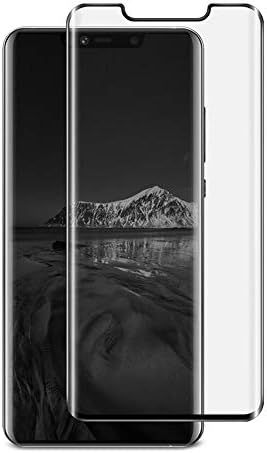 for Huawei Mate 20 Pro Screen Protector, 2 Pack [Scratch Resistant][Anti-Fingerprint][Bubble Free][3D Arc Edge][Ultra Thin] 9H Hardness Tempered Glass Film for Huawei Mate 20 Pro, Case Friendly