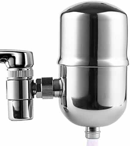 Aibika Water Faucet Filter System 304 Stainless Steel Housing