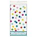 Multicolor Confetti Cake Birthday Rectangular Plastic Table Cover (54