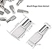 FANDAMEI 100 PCS Shelf Pins, Metal Nickel Support Pegs, Shelf Support Pegs, 5mm Shelf Pins, Spoon Shaped Cabinet Support Pins Holder (5mm)