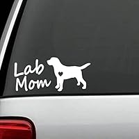 Bluegrass Decals L1012 Lab Mom Labrador Dog Breed Decal Sticker