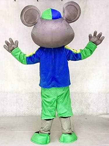 Amazon Com Chuck E Cheese Mascot Costume Adult Mouse School Mascot Costume Clothing