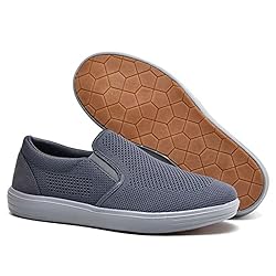 konhill Men's Slip on Sneaker - Knit Walking