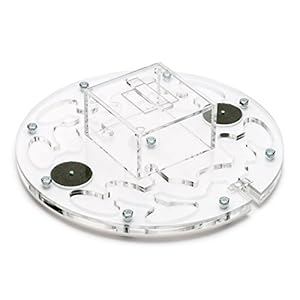 AntHouse - Formicaio Acrilico - Kit Educativo Circolare Big 20x20x1,3 cm con Coperchio | Sistema di umidità a Schiuma…