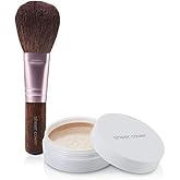Sheer Cover Perfect Shade - Mineral Foundation Makeup Kit w/ Free Foundation Brush - Medium Shade - Powder Makeup, Best Full Coverage Foundation 4 Grams