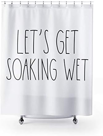 Amazon Com Georgia Barnard 72 X 79 Shower Curtain Let S Get