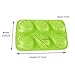 IHOMECOOKER 6 Even Easter Egg Bunny Chicks Silicone Cake Baking Mold Cake Pan Muffin Cups Handmade Soap Moulds 2pc Set