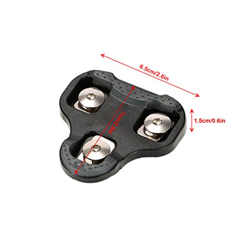 RUNACC Bike Cleats Self-locking Pedal Cleat Durable Bicycle Cleat Set, One Pair