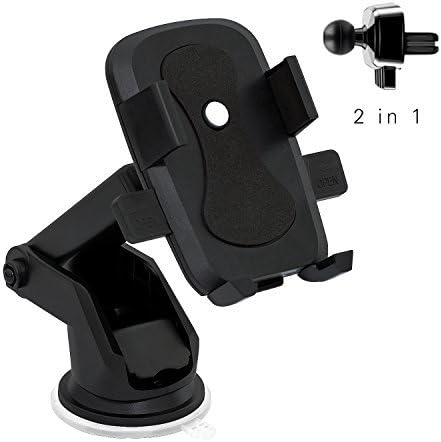 Car Phone Holder, Universal Car Phone Mount for Vent Windshield Dashboard, suitable for iPhone, iPhone7, iPhone7 plus, SAMSUNG Galaxy, HTC, HUAWEI, MOTO