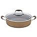 Anolon Advanced Hard Anodized Nonstick Saute Pan / Frying Pan / Fry Pan - 5.5 Quart, Brown