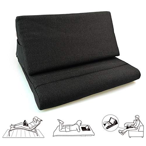 Sumerlly 1 Pcs Colorful Foldable Tablet Holder Book Stand Foam Lap Rest Reading Cushion Black