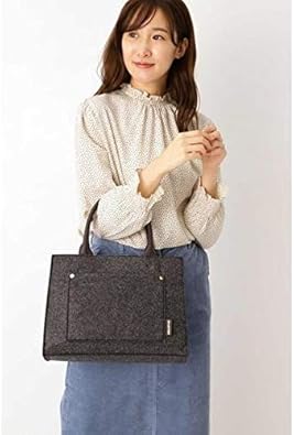 Amazon ナチュラルビューティーベーシック Natural Beauty Basic フェルトシンプルトート チャコールグレー1 Natural Beauty Basic ナチュラルビューティーベーシック レディースバッグ 財布