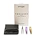 Amaok Premium 3 Tip Tweezers Set with Case | Slant, Straight and Pointed Tip Stainless Steel Tweezer