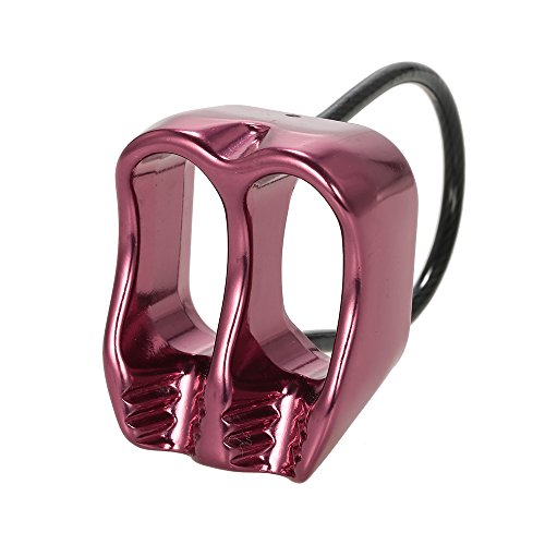 Ito Rocky Belay Device ATC XP for Rock Tree Rope Climbing Magenta - Thumbnail 3