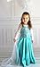 Butterfly Craze Children’s Snow Princess Costume Dress – Ice Queen Dress Up, Includes Gloves, Tiara, Blonde Braid & a Snowflake Wand, Perfect for Pretend Play, Dress-up & Birthday Parties, XS 2yrs