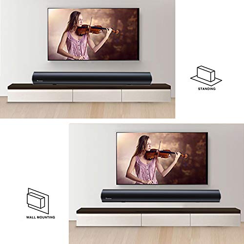 Soundbar, Wohome TV Sound Bar With Builtin Subwoofer And Bluetooth (38