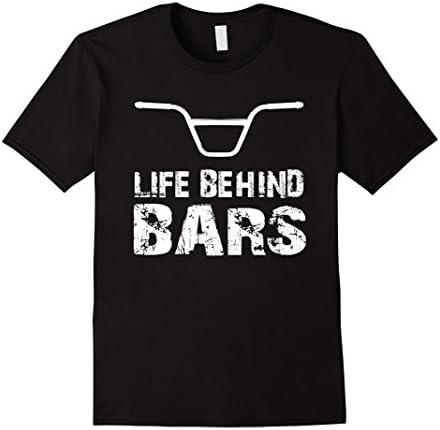 Men's Life Behind Bars BMX Tshirt Small Black
