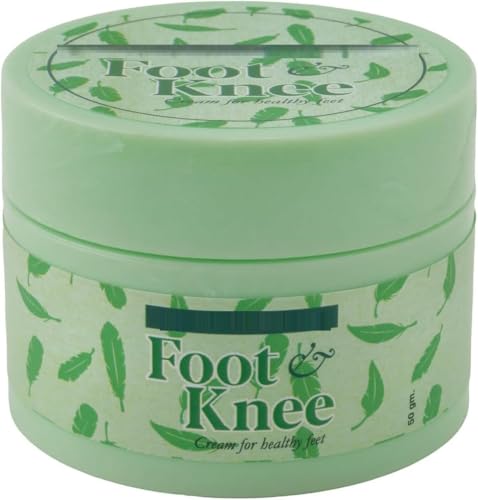 Foot & Knee Cream for Healthy Feet, Moisturizing and Soothing Formula, 50g